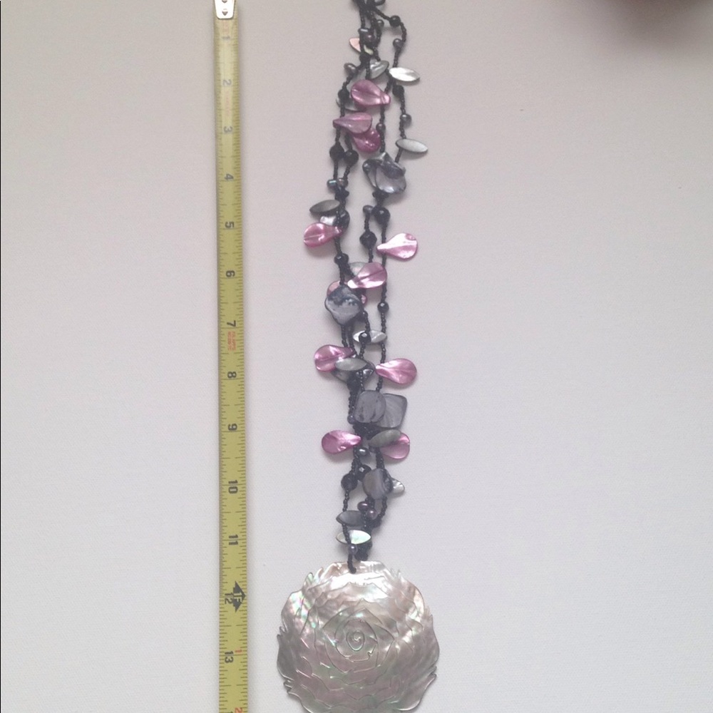 Jay King fresh water pearl necklace with rose - Picture 8 of 8
